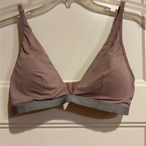Fruit of the Loom Mauve and Gray Bralette